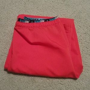 Orange scrubstar small scrub pants